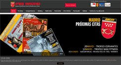 Desktop Screenshot of ifbb-madrid.com