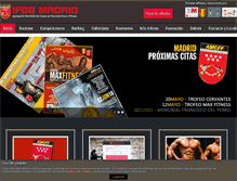 Tablet Screenshot of ifbb-madrid.com